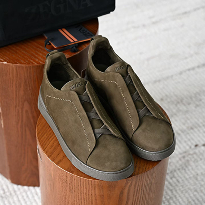 zegna triple stitch™ secondskin sneakers shoes